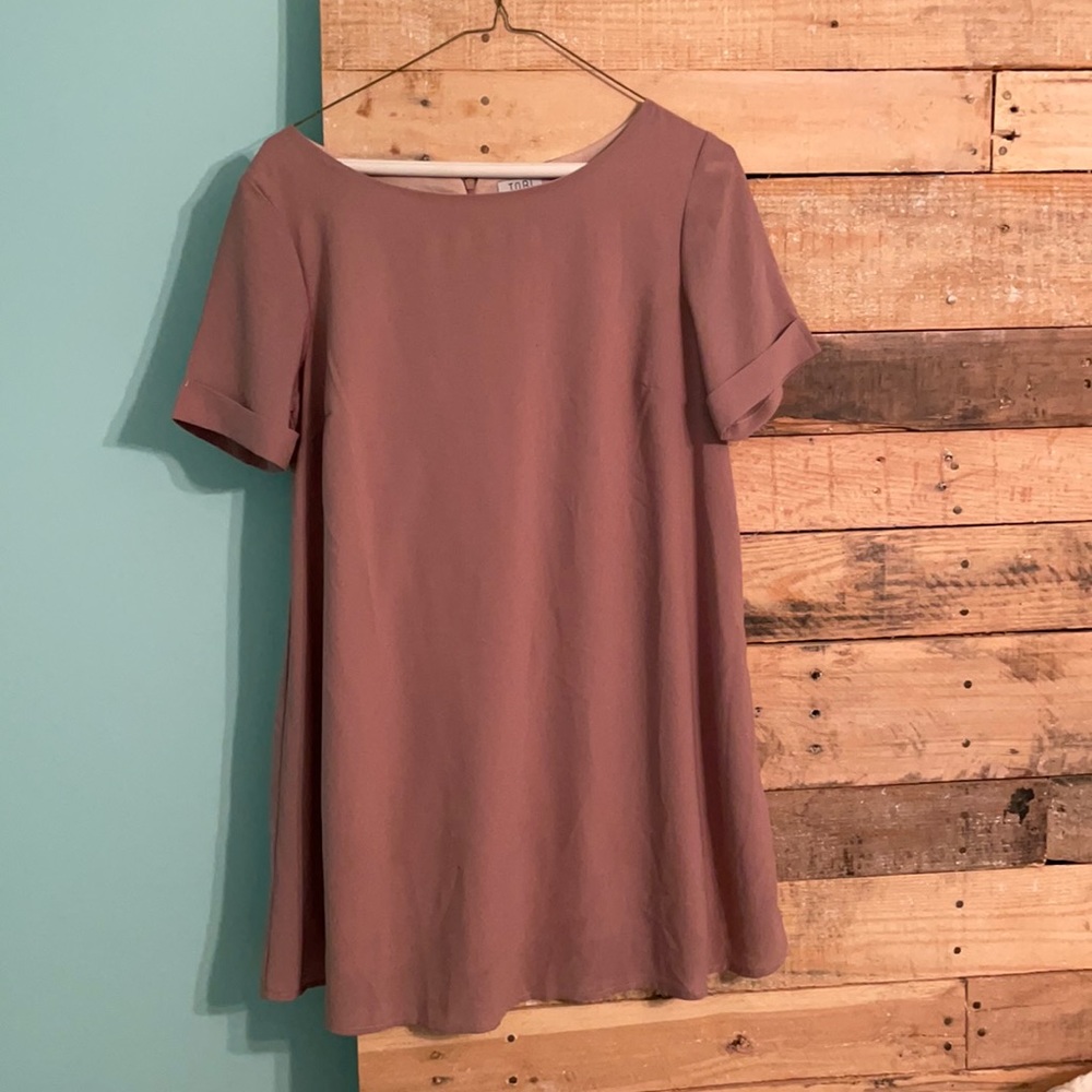 Blush colored mini dress. Size S.